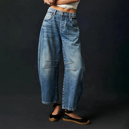 Wide-Leg Trousers with Relaxed Fit - product photo 7