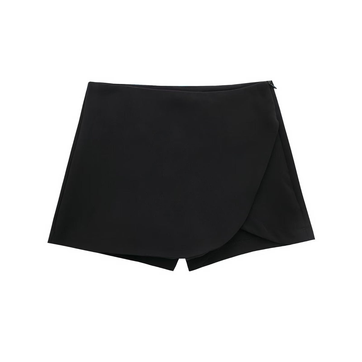 Wrap-Front Skort with Elastic Waistband - product photo 10