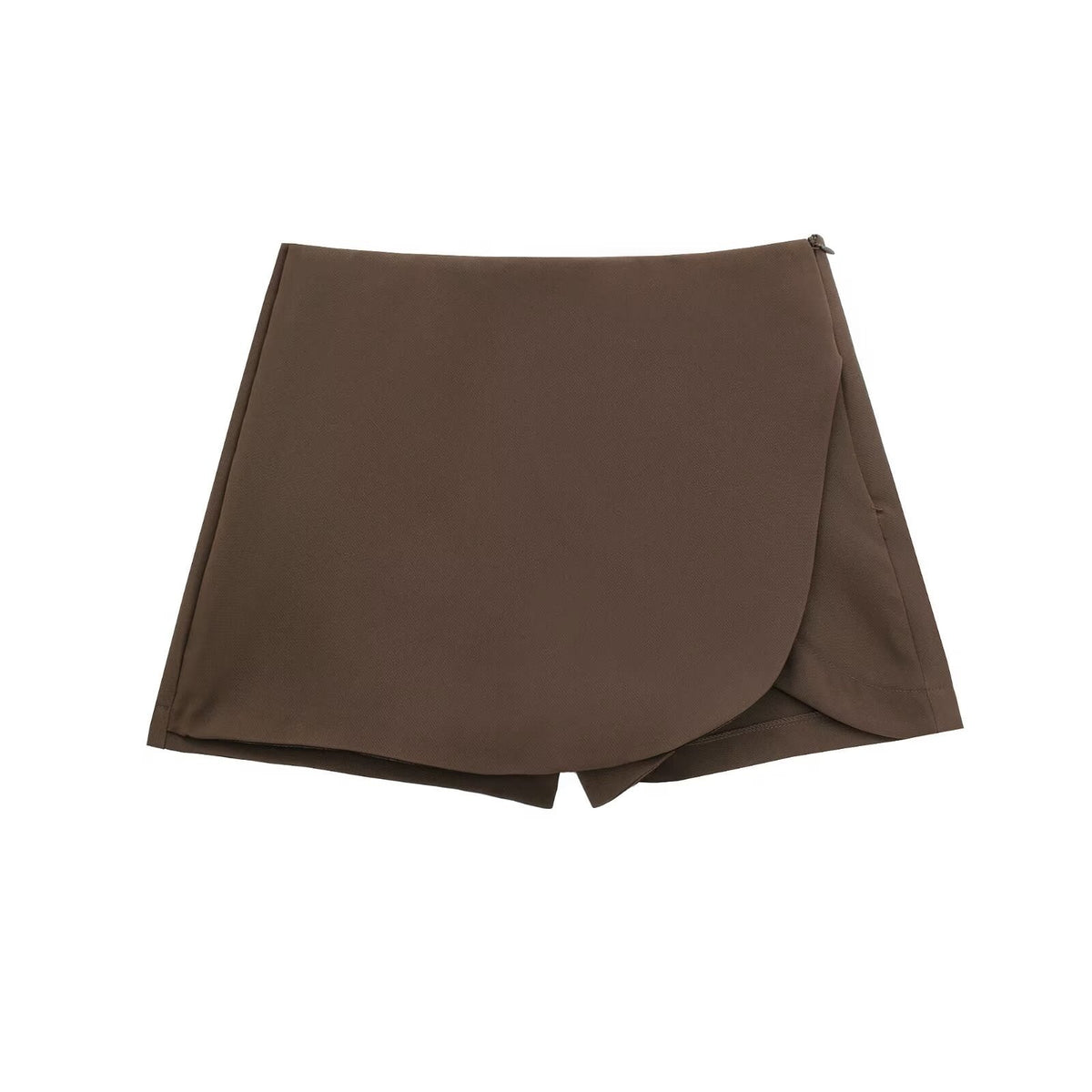 Wrap-Front Skort with Elastic Waistband - product photo 11