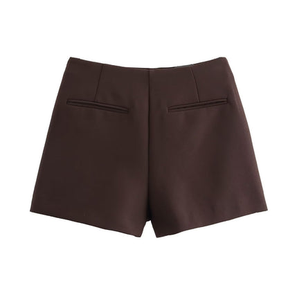 Wrap-Front Skort with Elastic Waistband - product photo 8
