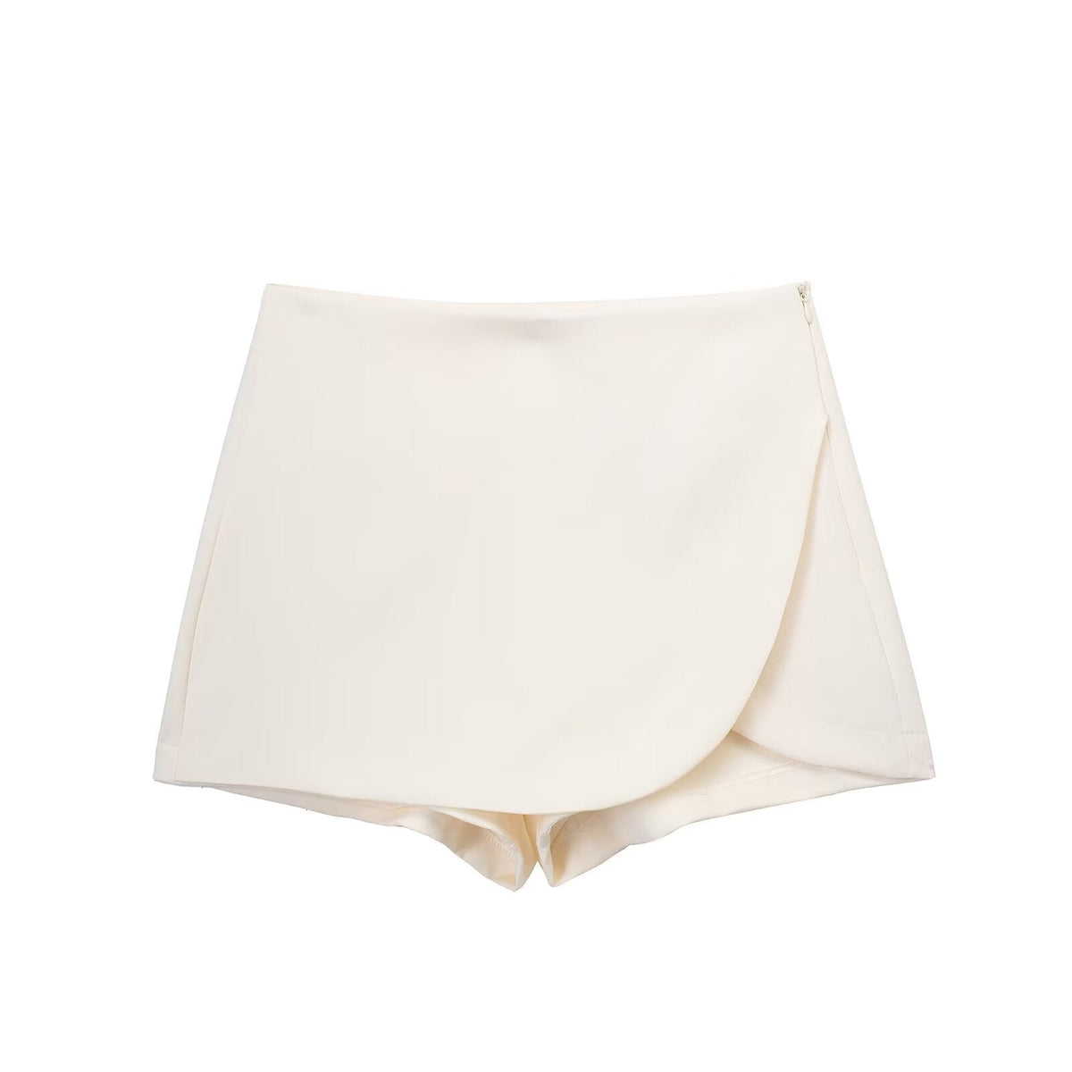 Wrap-Front Skort with Elastic Waistband - product photo 9