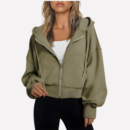 Zip-Up Hoodie with Hood - product photo 8
