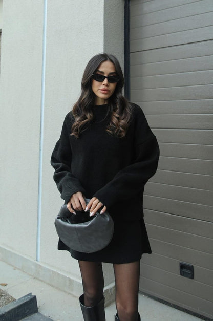 Dames tweedelige set met trui en rok