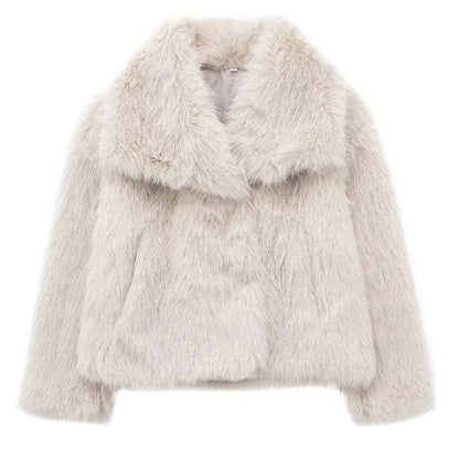 Soft Faux Fur Coat