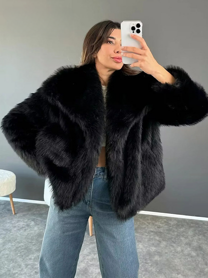 Soft Faux Fur Coat