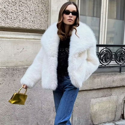 Soft Faux Fur Coat
