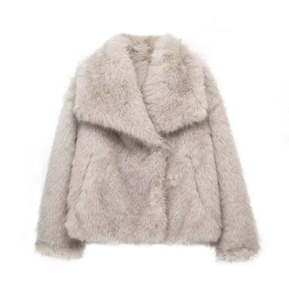 Soft Faux Fur Coat