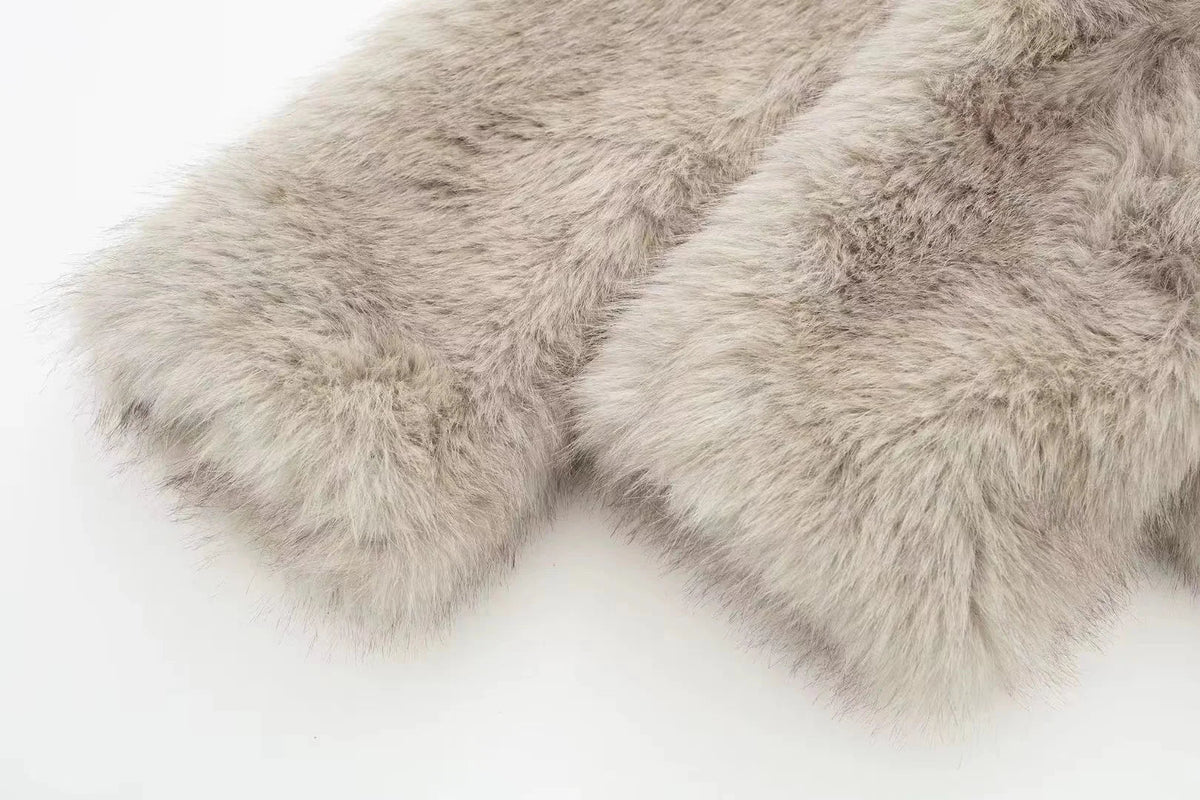 Soft Faux Fur Coat