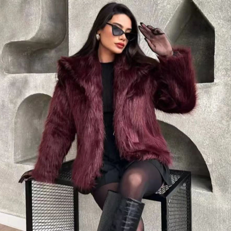 Soft Faux Fur Coat