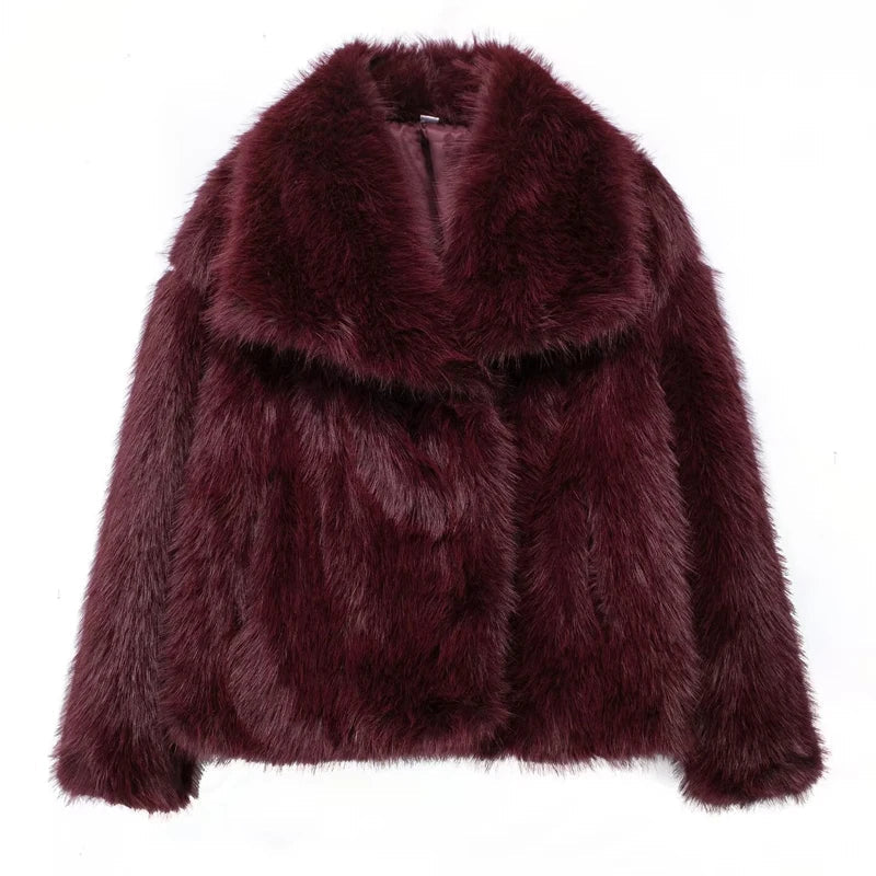 Soft Faux Fur Coat