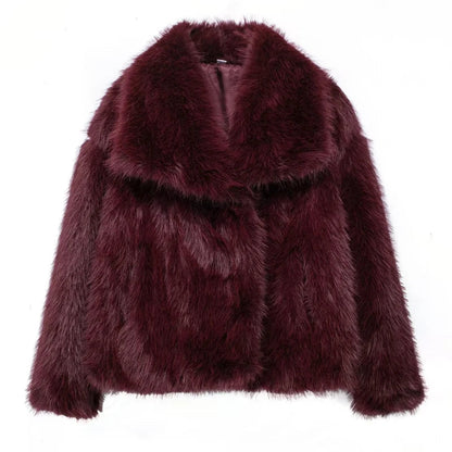 Soft Faux Fur Coat