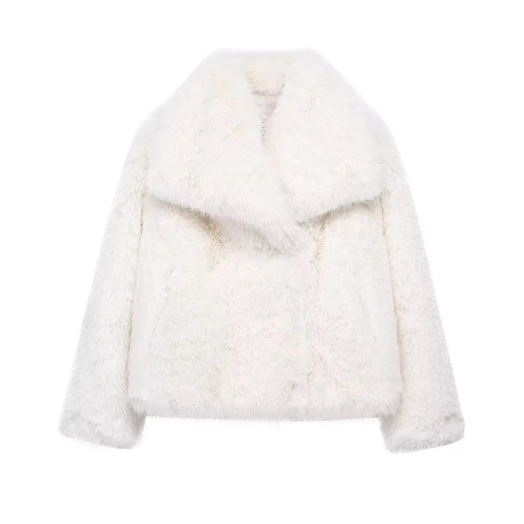 Soft Faux Fur Coat