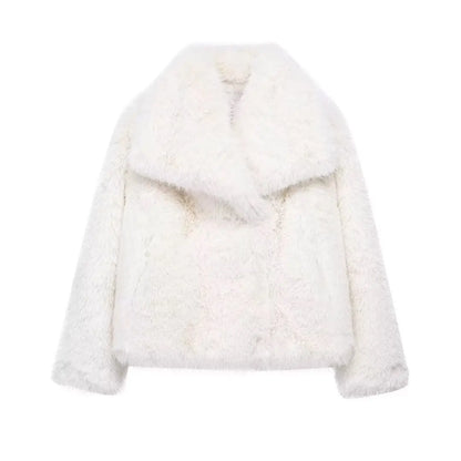 Soft Faux Fur Coat